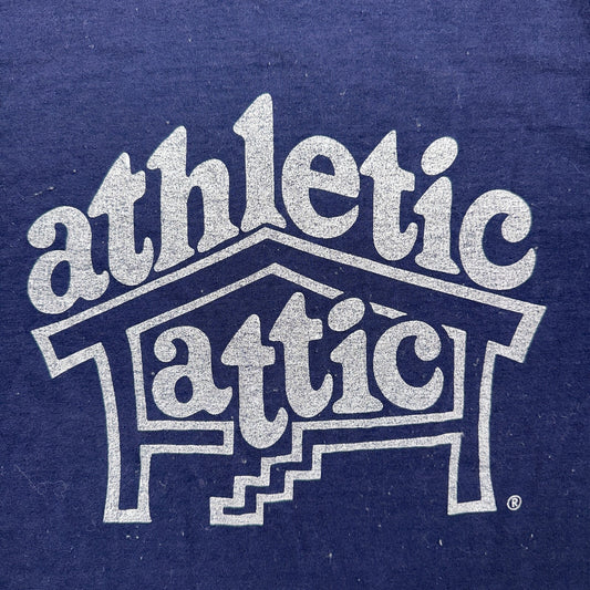 Athletic Attic 70s Eugene Oregon VTG T Shirt Single Stitch Russell Athletic Run