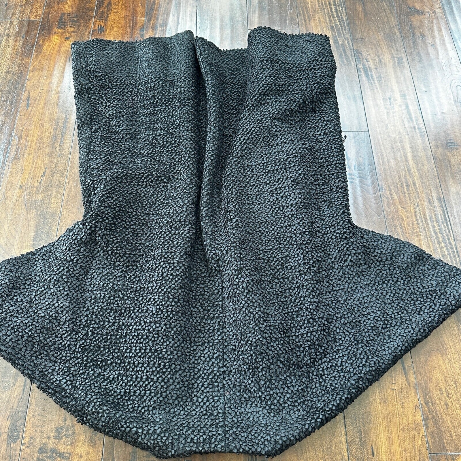 VTG 1960s Bullock’s Womens Shrug Coat Jacket Cute Fall Poly Black Rockabilly 60s