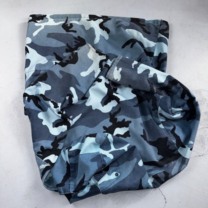 Military Snow Camo Winter Hooded Anorak Jacket Mens L Stock Alpha Industries