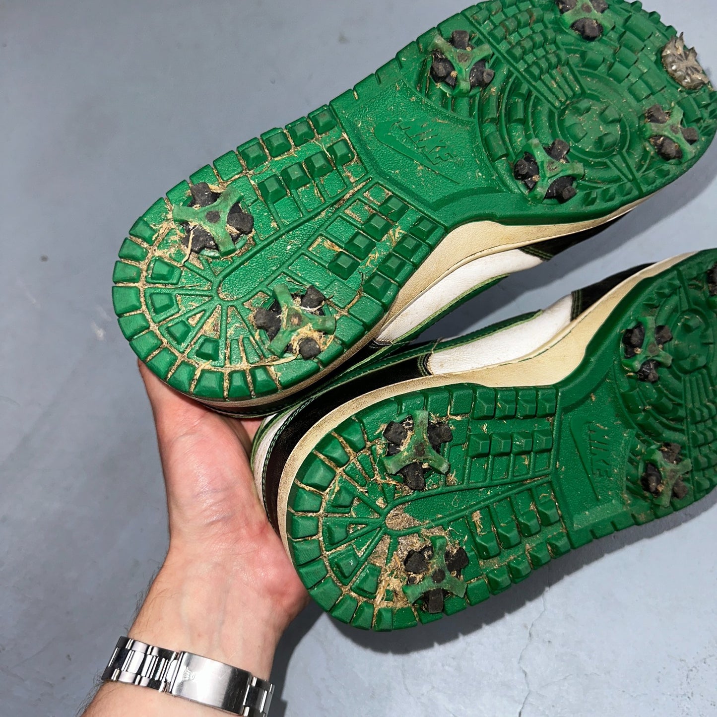 Nike SB Dunk NG Golf - SIZE 8.5 - 484294-100 White Court Green Black OG QS