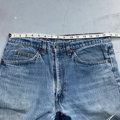 Levis 517 Vintage 80s USA Orange Tab Bootcut Flare Blue Worn Jeans Act 32x34