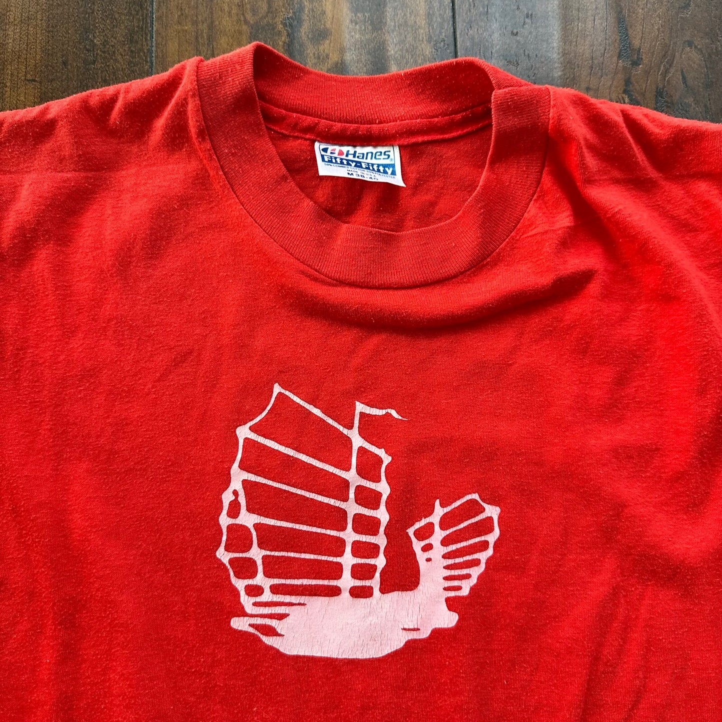 Boat Sailing Ship Vintage T Shirt Changs Yangtze Custom Red Hanes Beefy Music