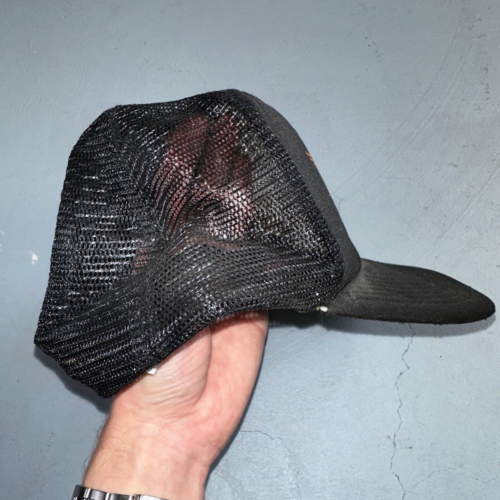 Vintage 1980’s Harley Davidson Motorcycles Snapback Foam Trucker Hat USED HEAVY