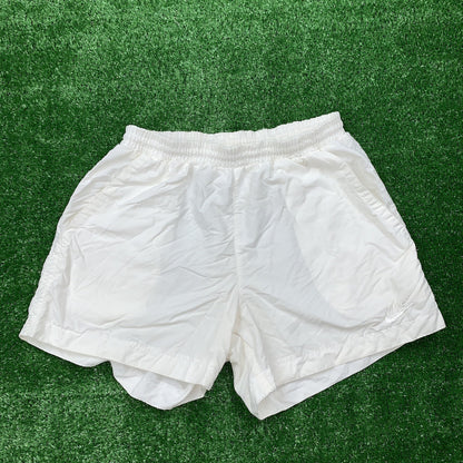 Vintage Nike Running Shorts Pants Summer Swim Jordan 90s Basic White Cool