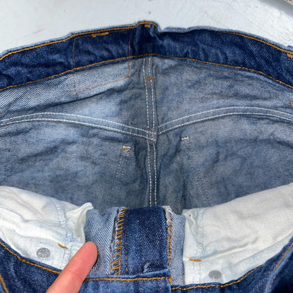 Levis 505 Vintage 80s 20505-0217 Orange Tab Dark 501 Jeans 36x34 USA 1980s