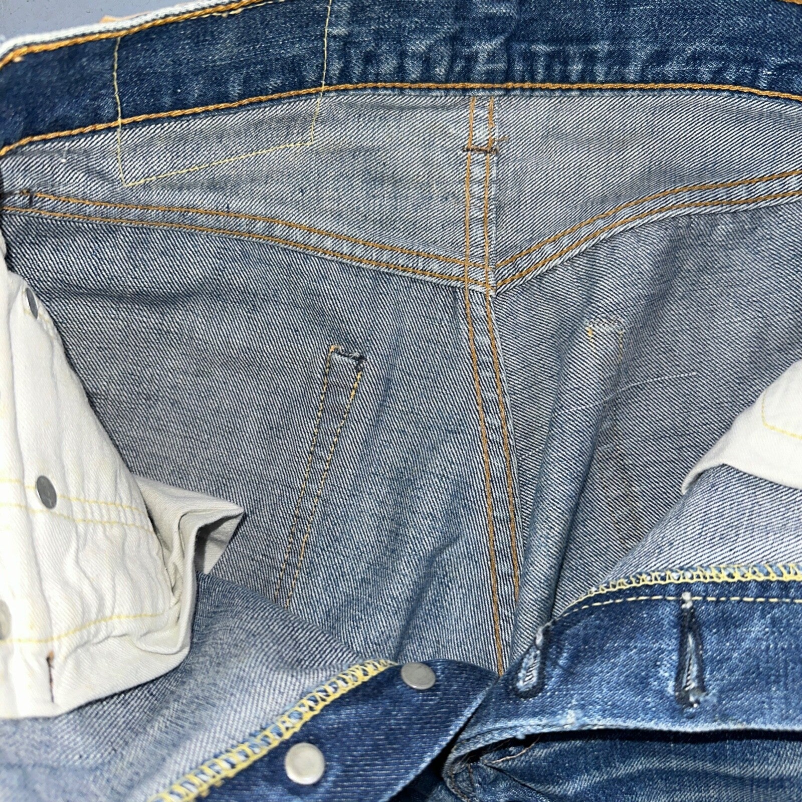 Levis 501 Big E Vintage 60s Redline Selvedge USA XX 1960s Jeans 66 Act 26x24