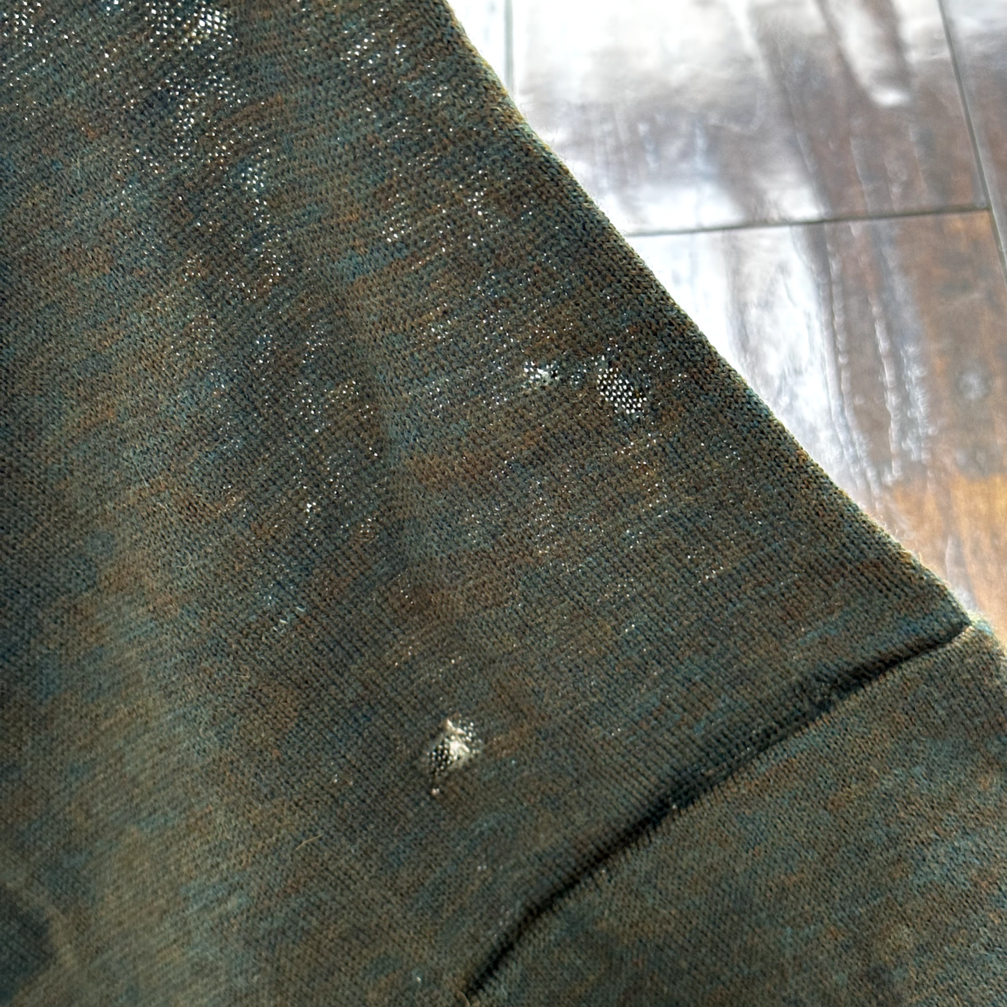 Antique 1920s Green Stripe Wool Bathing Suit Women Swimsuit Art Deco 20s 30s