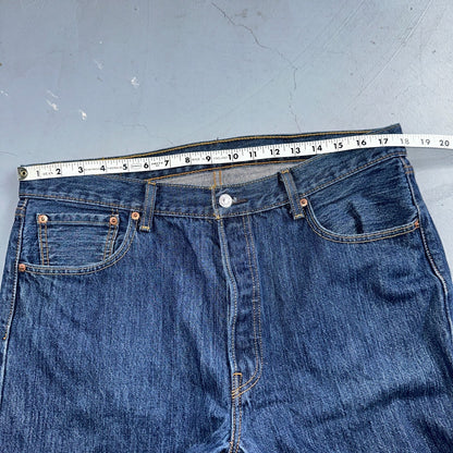 Levis 501 Vintage Y2K Egypt Straight Leg Jeans 36x32 Med Wash Act 36x30