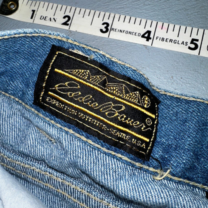 Vintage 90s Eddie Bauer Medium Wash Relaxed Fit Denim Jeans Womens 16 29x34
