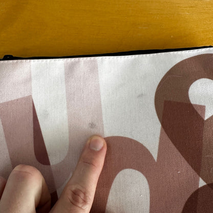 Maybelline New York “Hands Off My Nudes” Travel Makeup Bag Funny Cute Used