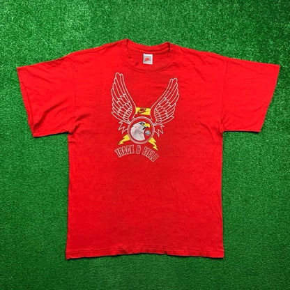 Vintage Nike T Shirt USA 90s Eagles Rare Track And Field Marathon Oregon Geisha