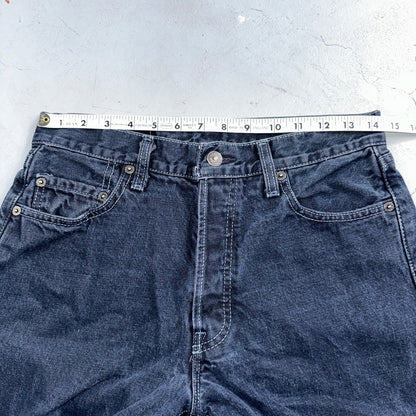 Levis 501 Vintage 90s Mexico Straight Leg Jeans 30x32 Y2K Dark Wash Act 28x32