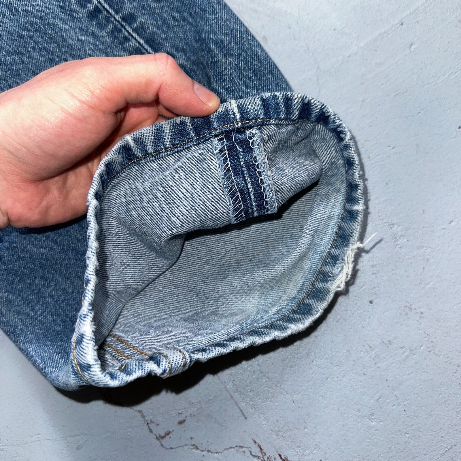 Levis 501 Vintage Y2K Mexico Straight Leg Jeans 38x32 90s Med Wash Act 36x28