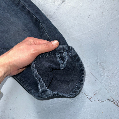 Levis 501 Vintage 90s Mexico Straight Leg Jeans 29x32 Y2K Dark Wash Act 28x31