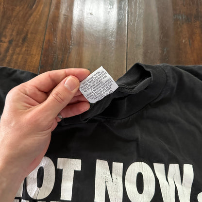 Not Now The Game Is On Vintage T Shirt Football Sports Wife Jokes Humor Thrashed