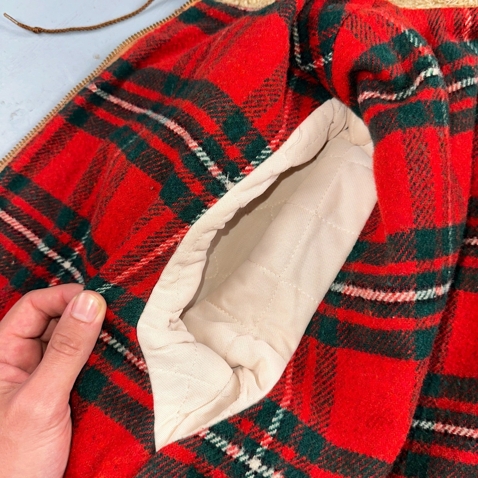 McGREGOR Sportswear VTG Sz 38 Wool Lined Hooded Field Ranch Jacket Coat 60s 70s