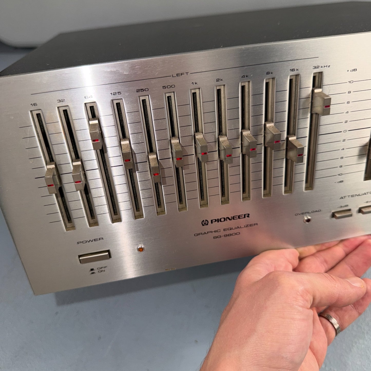 Pioneer SG-9800 Stereo Graphic Equalizer EQ - Please Read Description