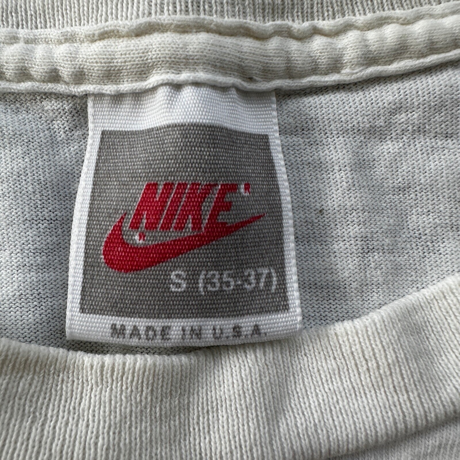 Nike Wayne Gretzky Did It Vintage T Shirt 90s Gray Tag Small Hockey Sports Ice