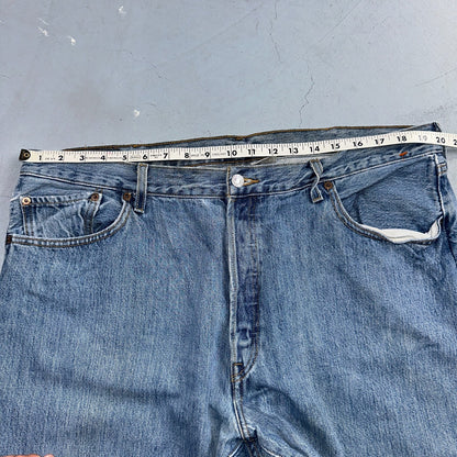 Levis 501 Vintage Y2K XX Straight Leg Jeans Blue Light Wash 40x34 Act 40x32