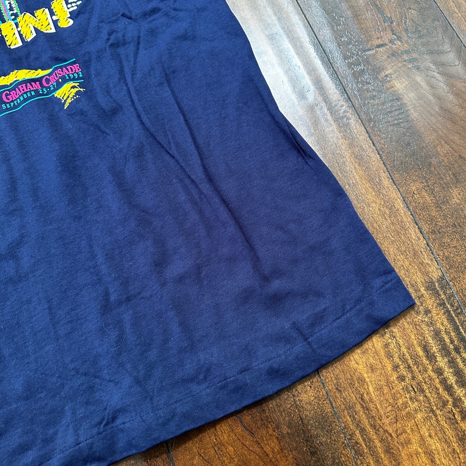 Plug In City PDX Oregon 1992 VTG T Shirt Electricity Fun Running Difference 90s