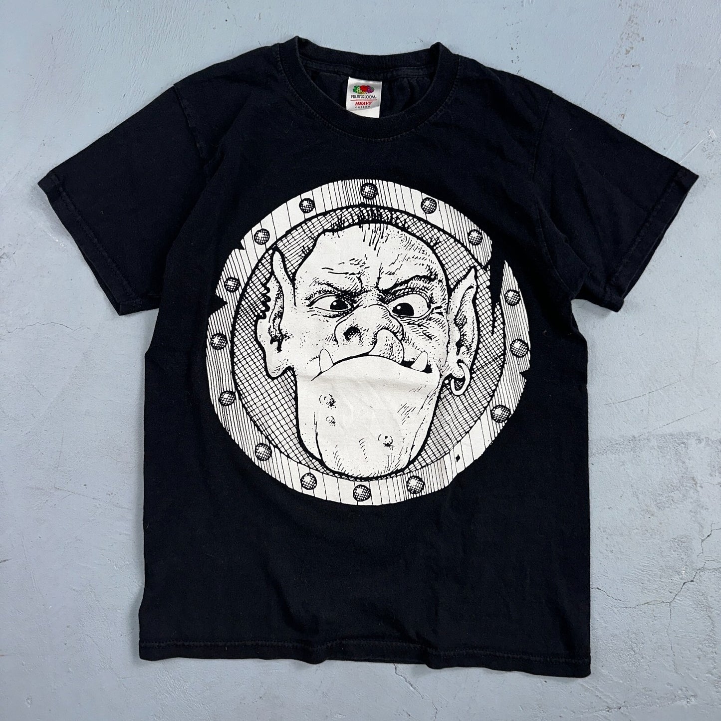 ORCS NEST VTG Style T Shirt Black FOTL Black Small Graphic Funny Ogre Cute