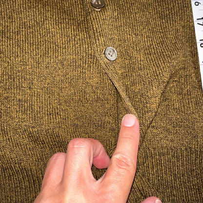 Bernhard Altmann VTG 100% Virgin Wool Cardigan Sweater Scotland 40 Kurt Cobain