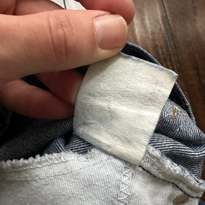 Vintage 80s Levis 646 Boot Flare Orange Tab 36x36 USA Blue Jeans 501 Act 33x34