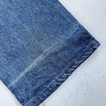 Levis 501 Vintage 80s USA XX Straight Leg Jeans Blue Med Wash High Rise 29x32