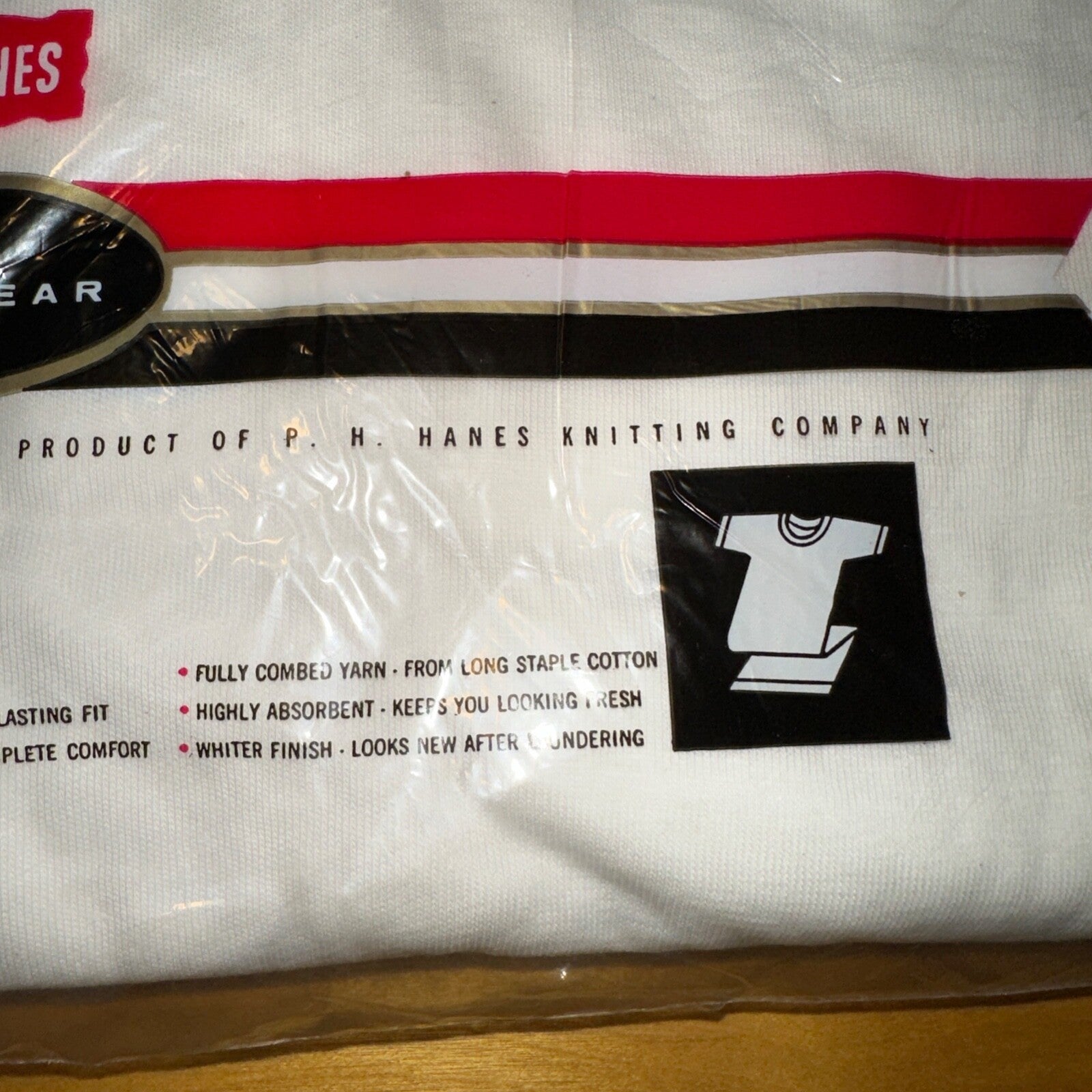 1960s Hanes Vintage White Blank T Shirt Mens Rockabilly Lot Of 6 Pack 60s 50s