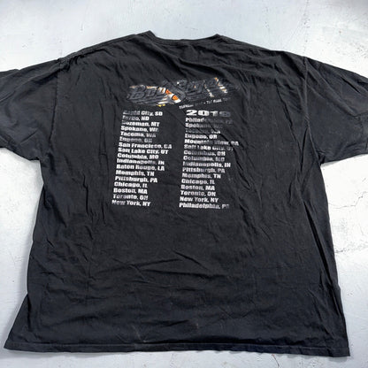 Bob Segen Final Tour VTG T Shirt 2019 Worn Cool Fade Big Size Black Rock N Roll