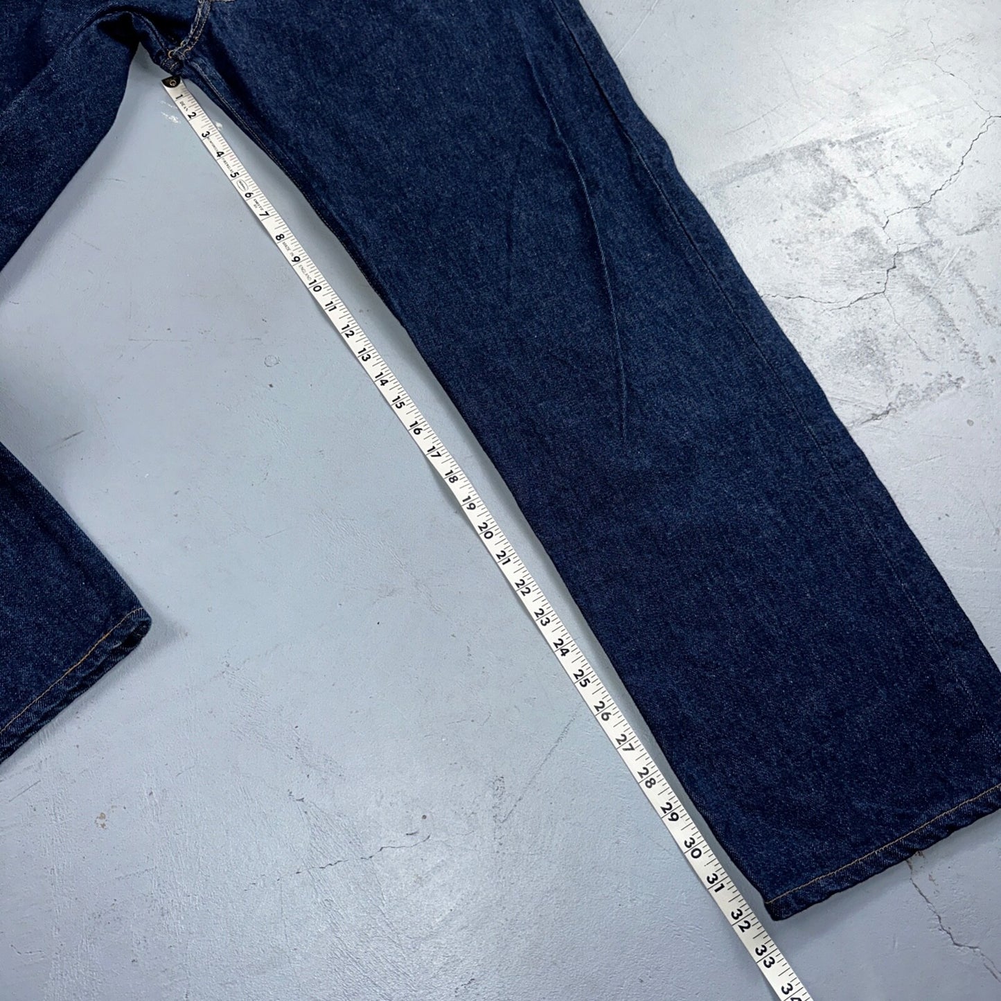 Levis 501 Vintage 90s USA XX Straight Leg Jeans Blue Dark Wash 44x36 Act 42x32