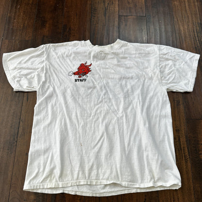 Oneita 90s Lot 2 Vintage T Shirt Dallas Oregon Dragons Basic White Grey Rap