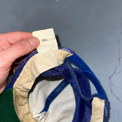 Los Angeles Dodgers VTG Hat Cap Snapback 80s MLB Mesh Green Trucker Blue LA