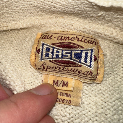 VTG Basco Silk Rare All American Sportswear Men's Sweater Size M Cardigan 90s