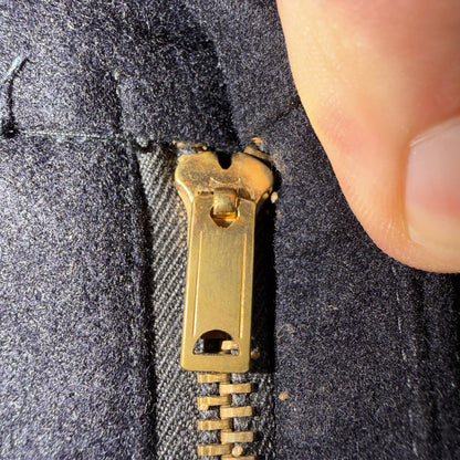 VTG 40s WWII US Naval Clothing Factory Wool Sailor Pants Navy 30L Bell Bottoms