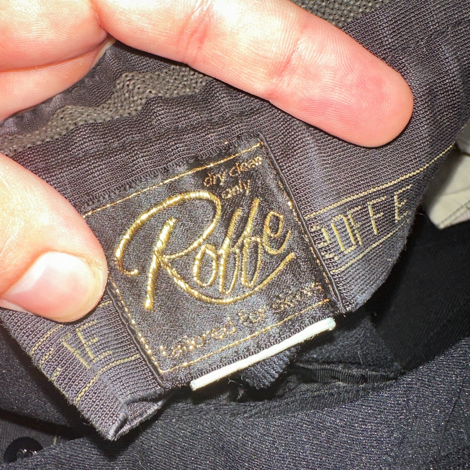 Roffe Jett Ski Pants Vintage Men’s 34 Regular Black USA 1960s Rockabilly 60s