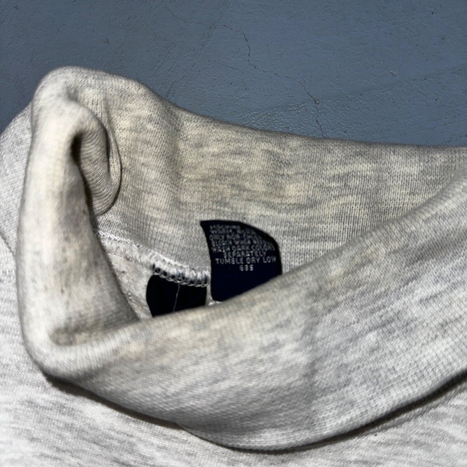 Lands End VTG Mens Large Long Sleeve Gray Turtleneck Shirt USA MADE