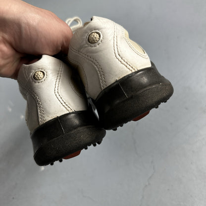 Ecco Shoes Womens 37 Soft Cleat Golf Sneakers Lace Up White Leather Comfort