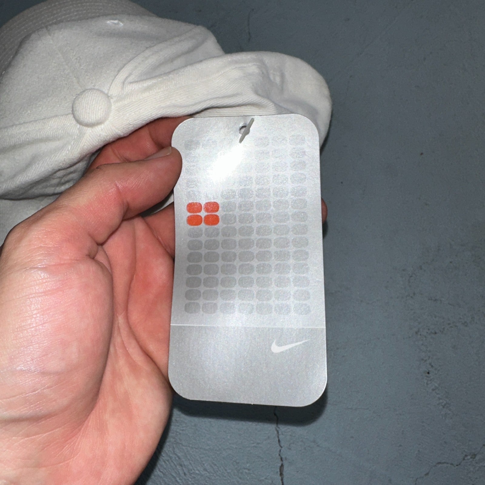 Vintage 2002 Nike Detroit Lake Fishing Derby Hat NWT White Cap Swoosh RARE USA