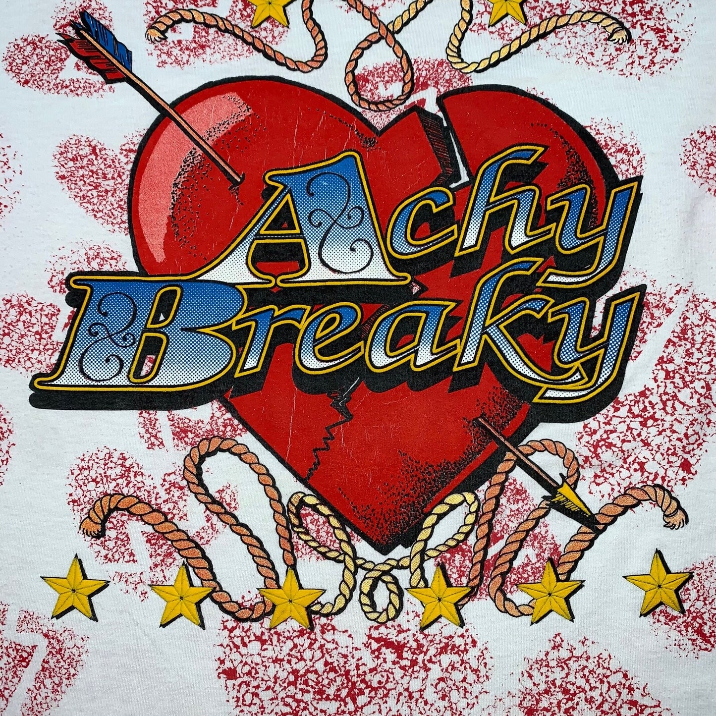 Achy Breaky Vintage T Shirt Billy Ray Cyrus Heart Shaped Box Nirvana Country Rap