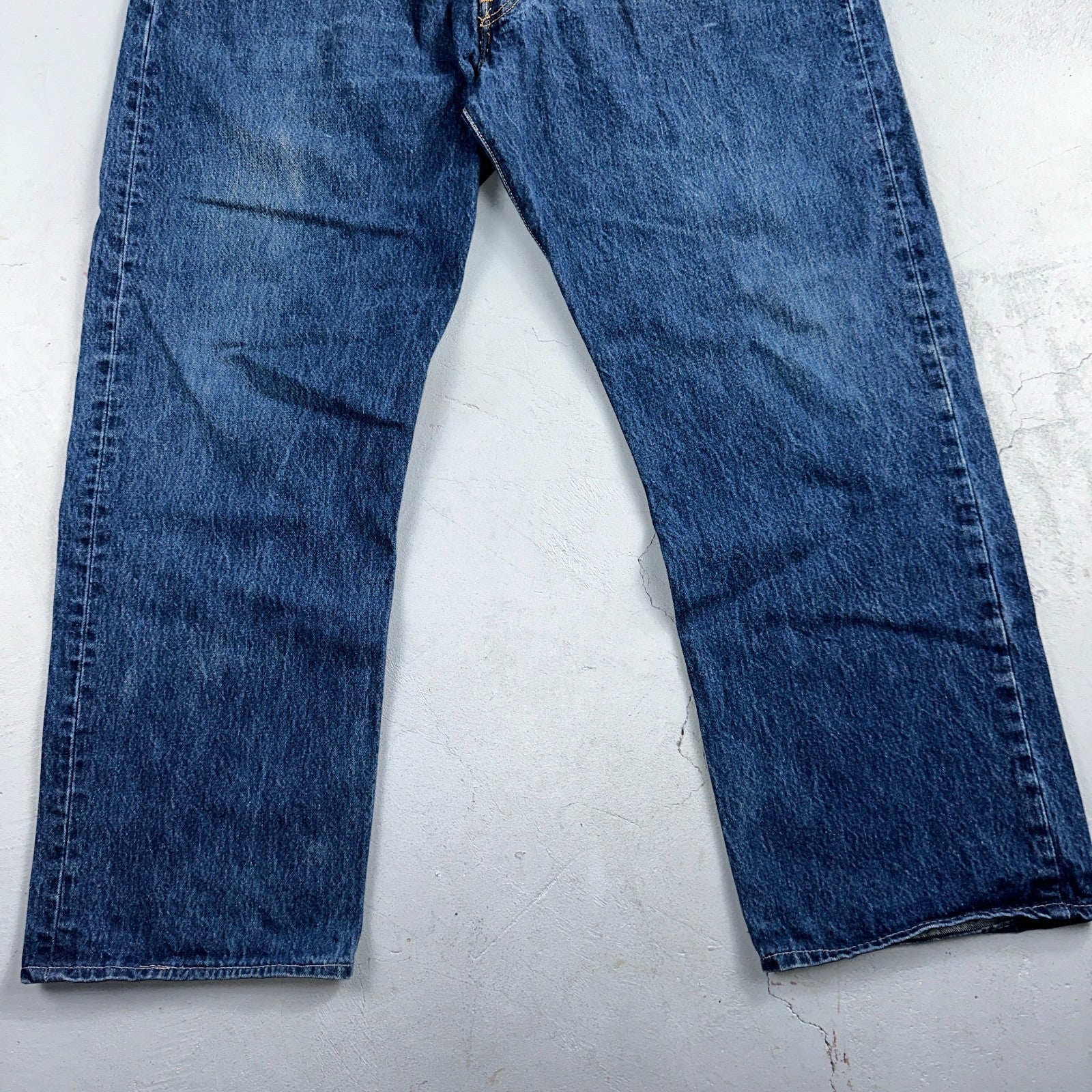 Levis 501 Vintage 90s Y2K XX Straight Leg Jeans Blue Med Wash 42x32 Act 40x29