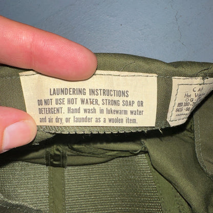 Vintage 1976 Vietnam OG-106 Utility Fatigue Cap Size 6 7/8 Propper Army Hat 70s
