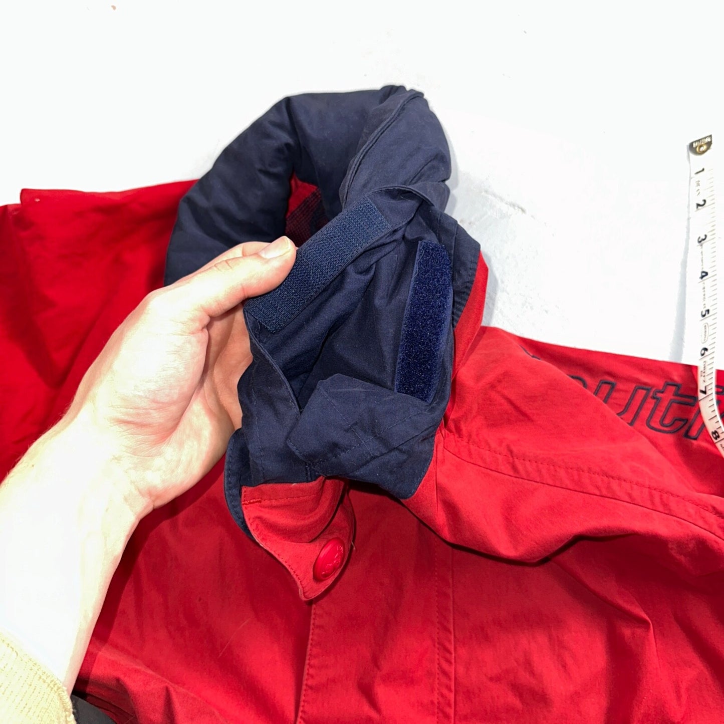 Nautica Jacket Adult Large Full Zip USA 90s Performance Mens N1 Red Rare