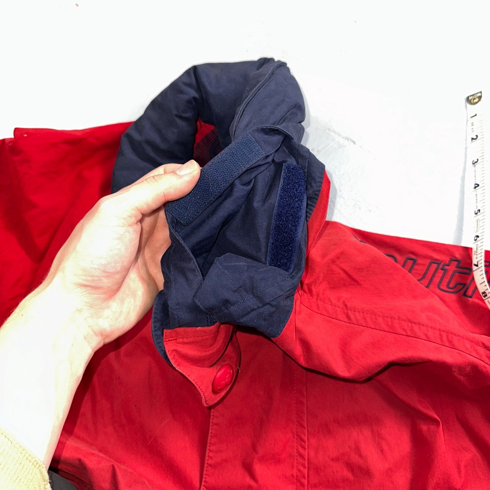 Nautica Jacket Adult Large Full Zip USA 90s Performance Mens N1 Red Rare