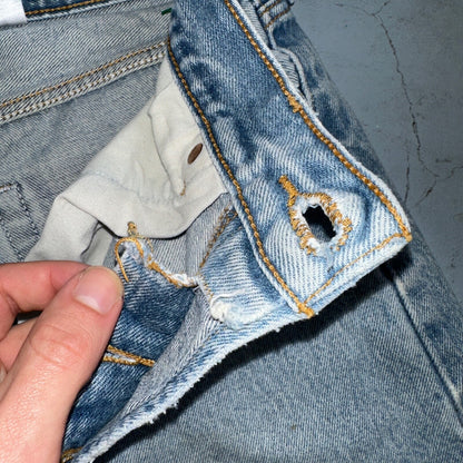 Levis 501 Vintage Y2K XX Straight Leg Jeans 33x36 Light Wash 2000s Act 31x31