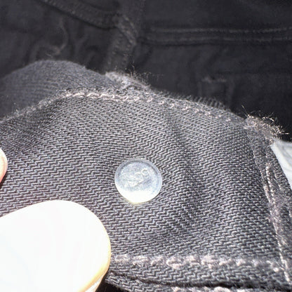 Levis 501 Deadstock Vintage 90s USA XX Straight Leg Jeans Black Dark Wash 36x32