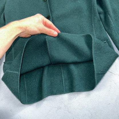 Cristiano Fissore 100% Cashmere Cardigan Sweater Womens S Green Jacket