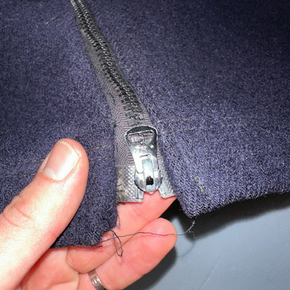 Rare Vintage 60s Blacks Greenock Military Smock Made In France Jacket Wool Navy