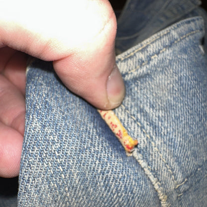 Bally True VTG 40s 50s Redline Selvedge Denim Jeans 1950s Levi’s Big E 27x30