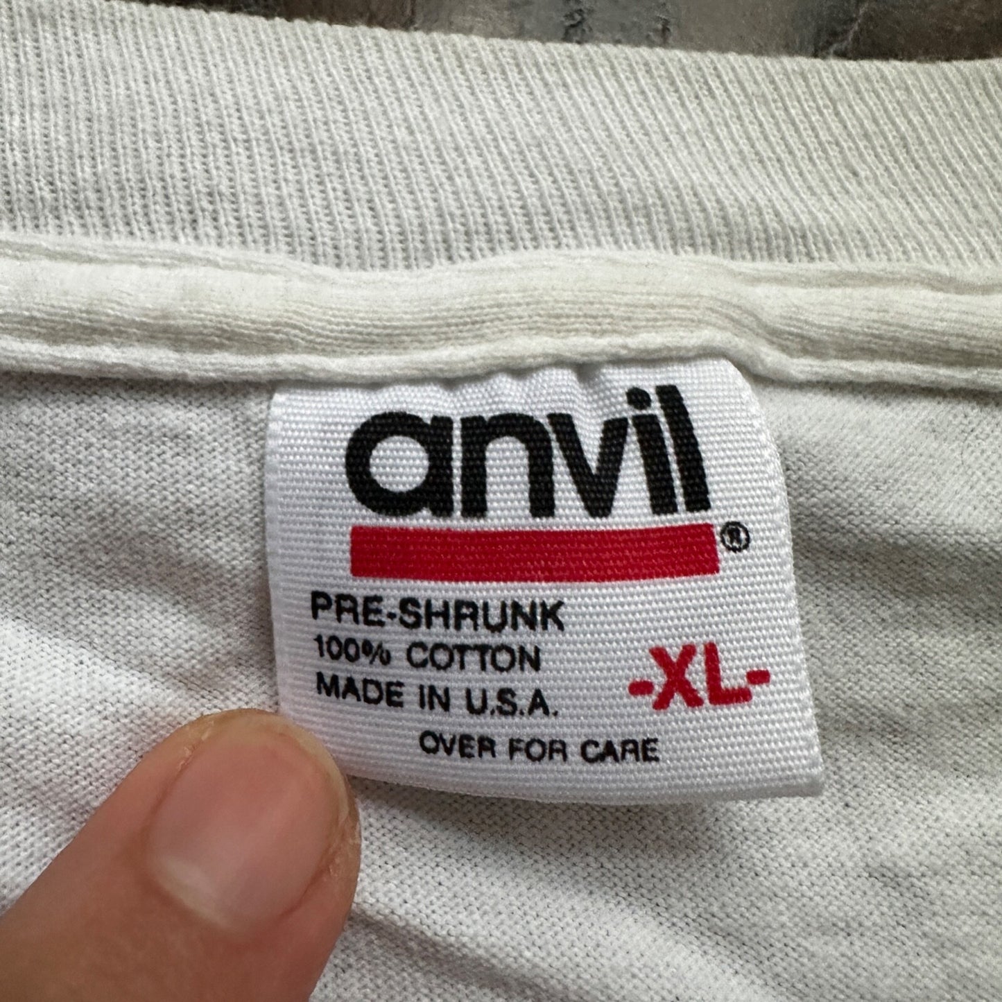 Anvil 90s Zoo Animals Cheetah Tigers Panda Vintage T Shirt Single Stitch 1990s